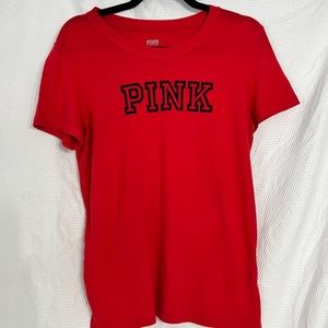 Victoria Secret PINK Red shirt Women’s size M